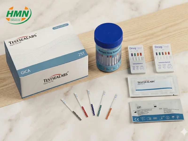 Bảng test nhanh DOA MULTI 5 DRUG (MOP, AMP, THC, COD, HER) Rapid Test. Bảng test nhanh DOA MULTI 5 DRUG (MOP, AMP, THC, COD, HER) Rapid Test.