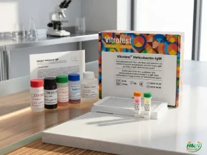Bộ IVD xét nghiệm định tính/bán định lượng kháng thể IgM kháng Helicobacter pylori