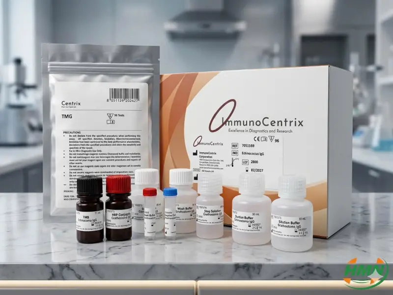 Bộ xét nghiệm định tính kháng thể IgG kháng Echinococcus