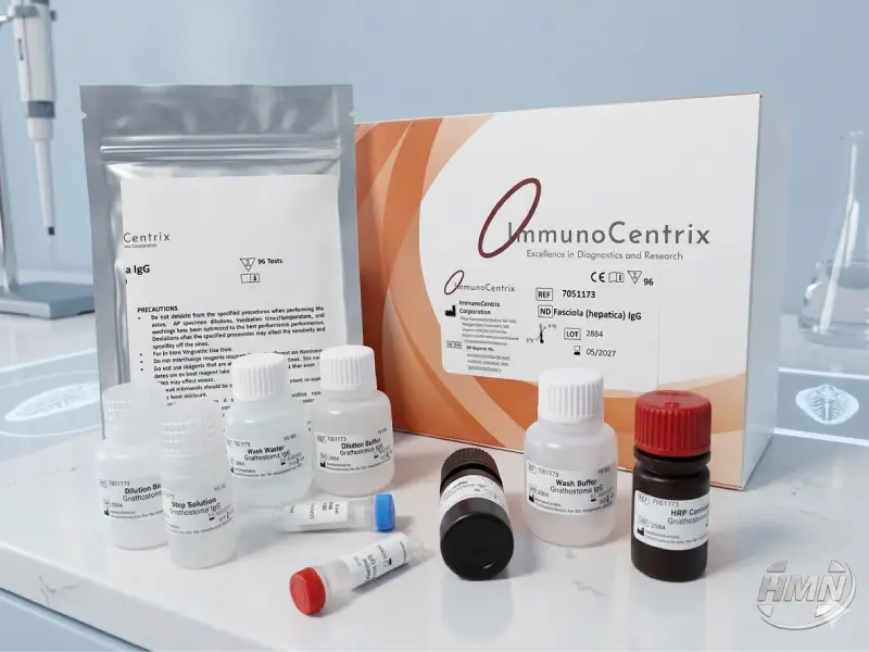 Bộ xét nghiệm định tính kháng thể IgG kháng Fasciola hepatica
