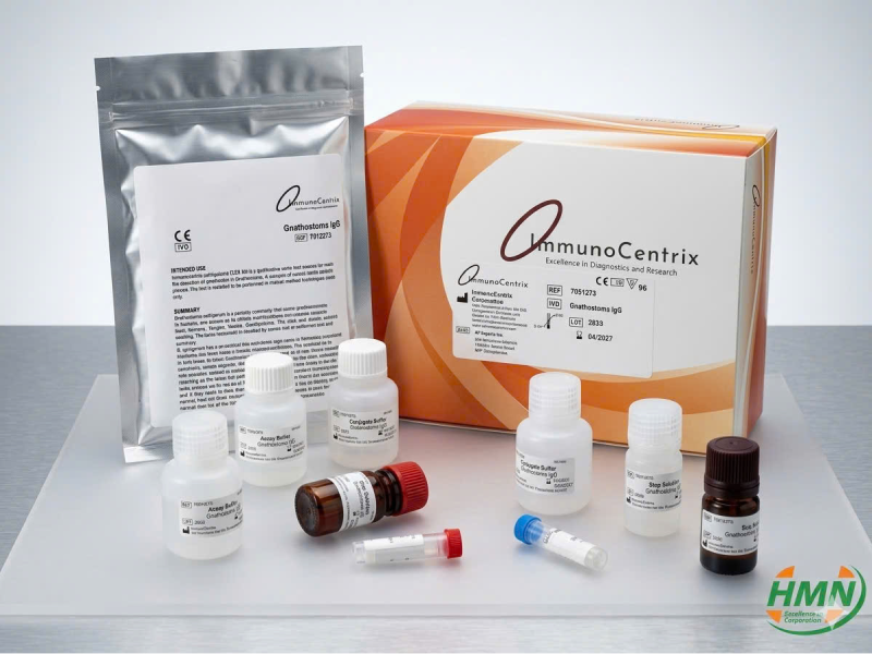 Bộ xét nghiệm định tính kháng thể IgG kháng Gnathostoma
